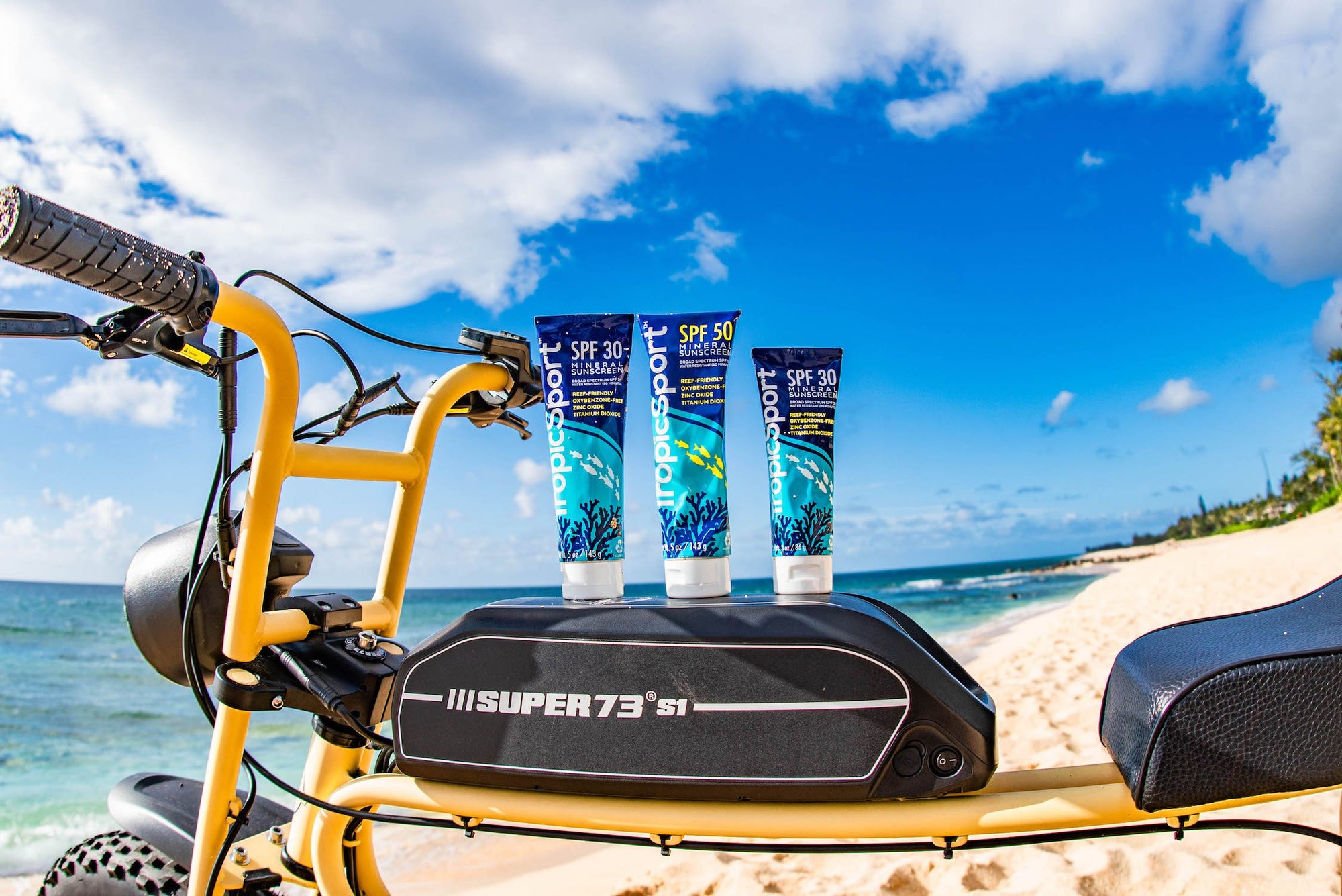 TropicSport natural sunscreen products